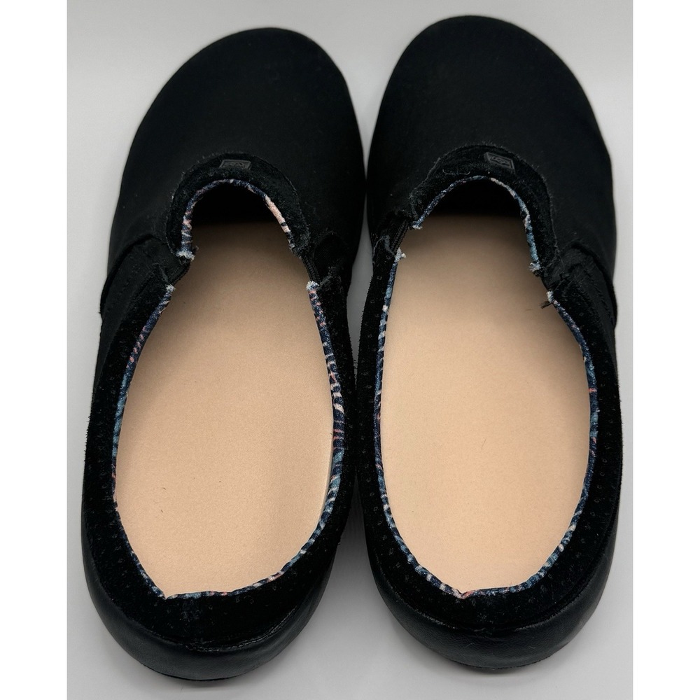 Spenco Siesta Nuevo Perforated Orthotic Slip-On Mule Clog Wmn's Sz 11B Black - Picture 2 of 9